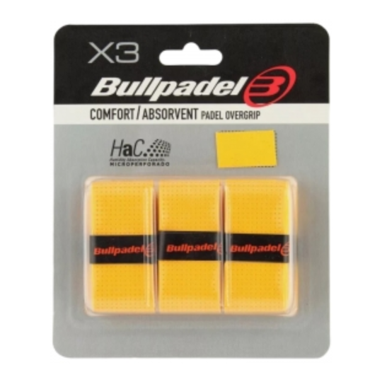 Овергрип для падел ракеток BullPadel Comfort/Absorvent - Yellow
