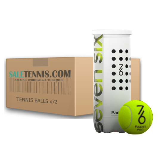 Мячи для падл 7/6 Padel Pro 2.0 3 X 24
