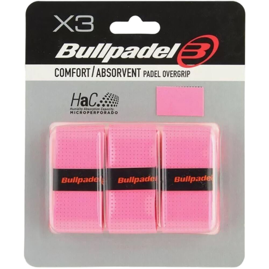 Овергрип для падел ракеток BullPadel Comfort/Absorvent - Neon Pink 1