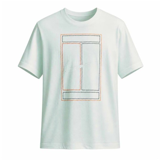 Футболка мужская Nike Court Heritage Tennis T-Shirt - Barely Green