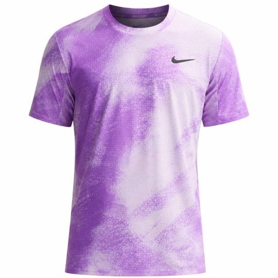 Футболка мужская Nike Court Advantage Slam - Violet Mist/Bright Violet/Black