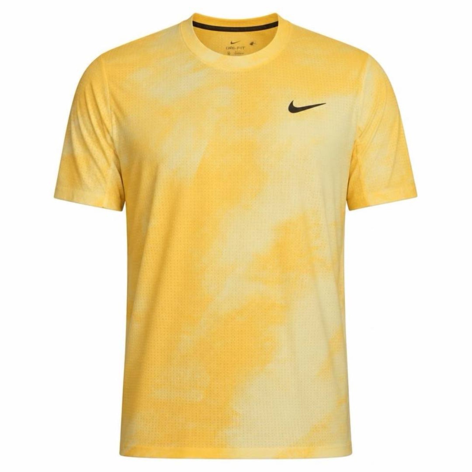 Футболка мужская Nike Court Advantage Slam - Alabaster/Topaz Gold/Black