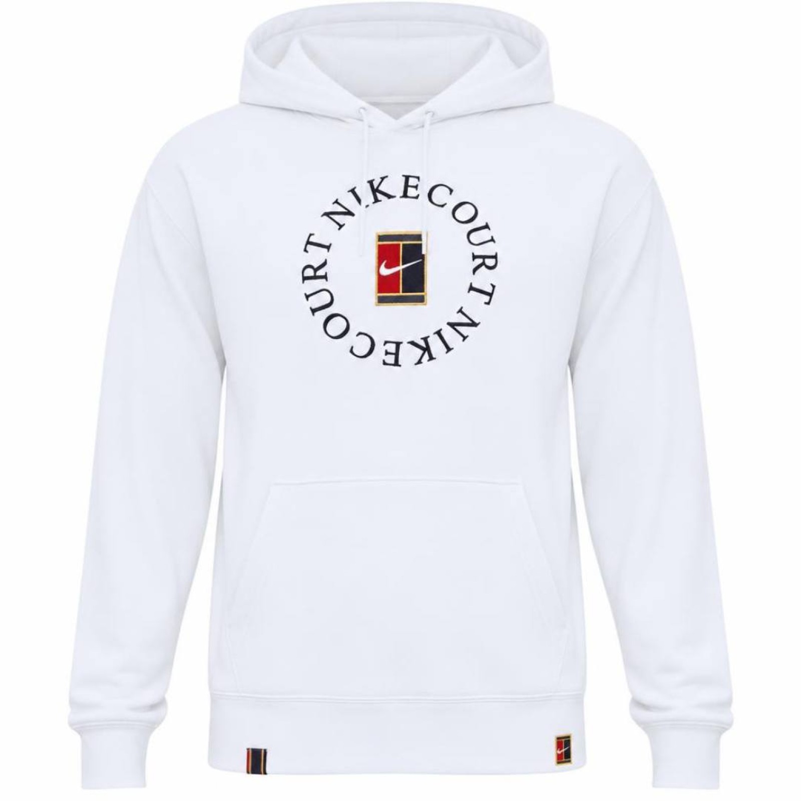 Толстовка мужская Nike Heritage Hoodie - White/Black