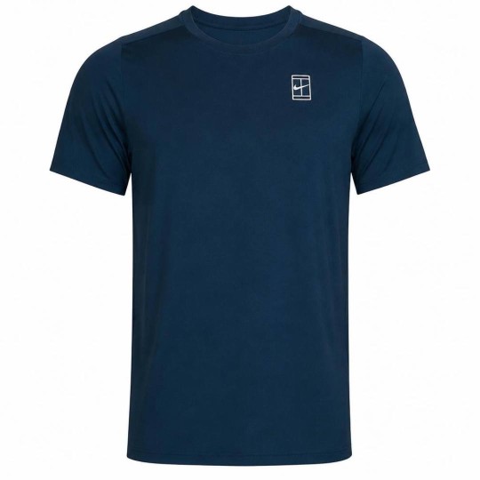 Футболка мужская Nike Court Advantage Top - Armory Navy/White 1