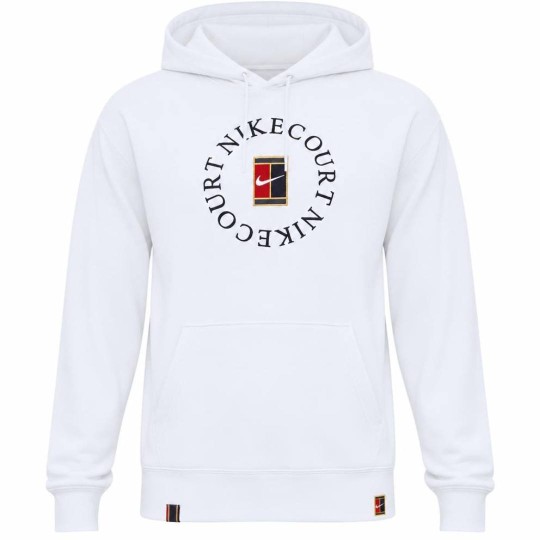 Толстовка мужская Nike Heritage Hoodie - White/Black 1