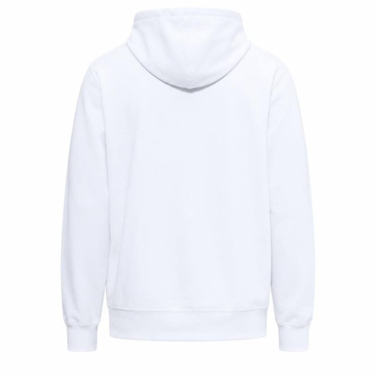 Толстовка мужская Nike Heritage Hoodie - White/Black 2
