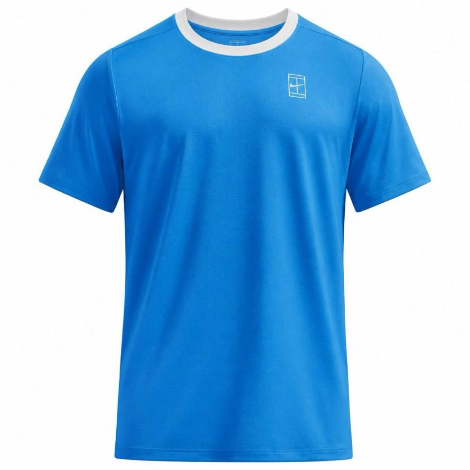 Футболка мужская Nike Court Advantage Top - Light Photo Blue/Hydrogen Blue