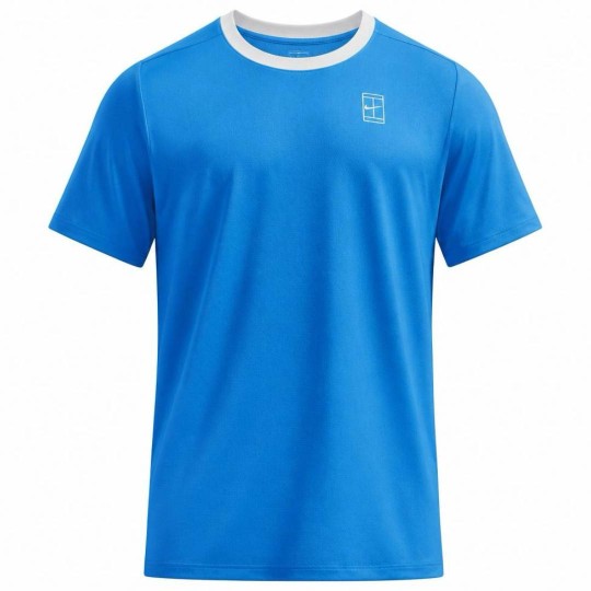 Футболка мужская Nike Court Advantage Top - Light Photo Blue/Hydrogen Blue 1