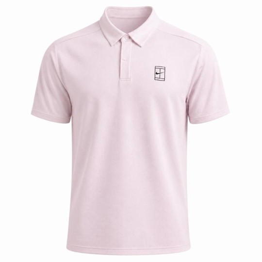 Поло мужское Nike Court Advantage Polo - Pink Foam/Black 1