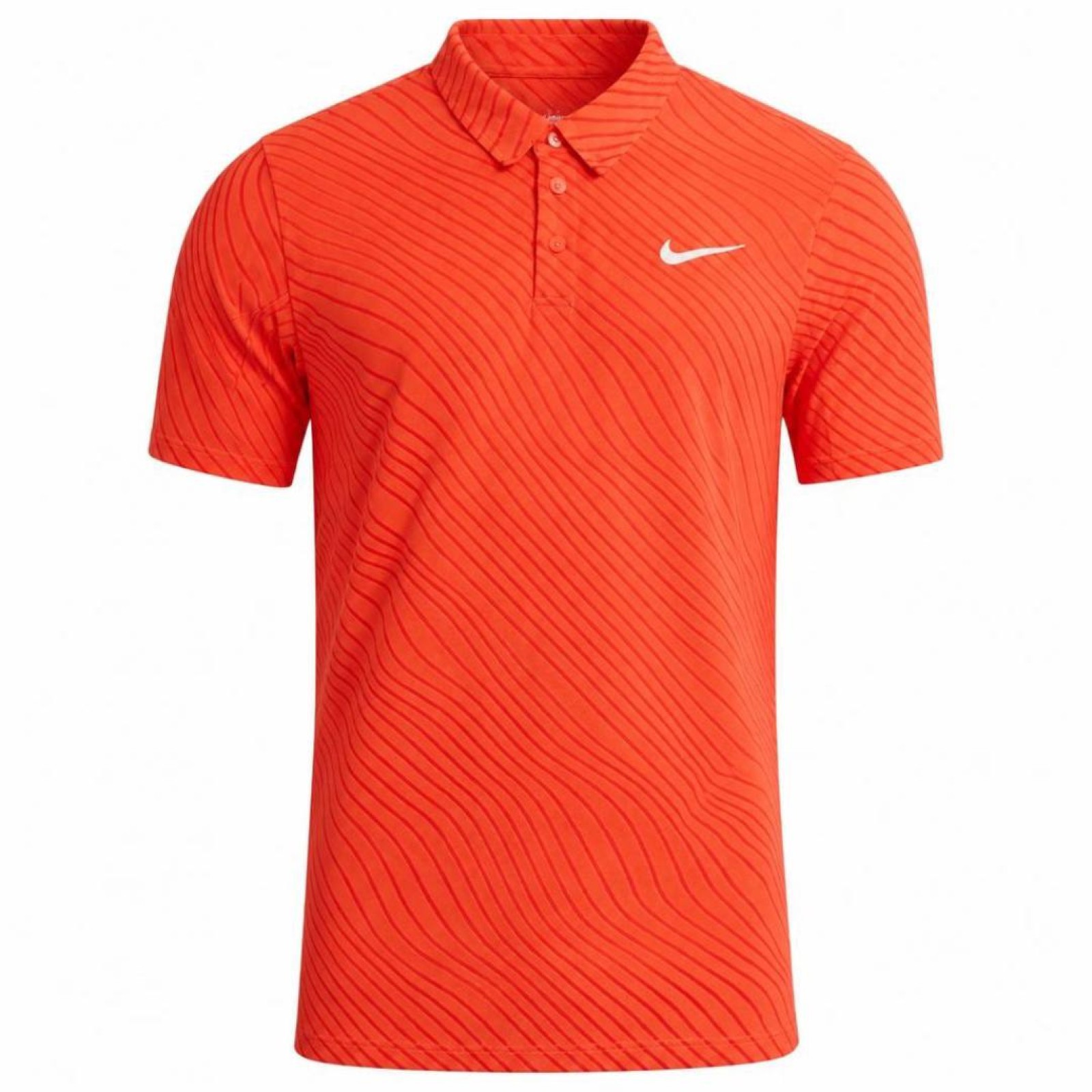 Поло мужское Nike Court Slam Tennis Polo - Turf Orange/White