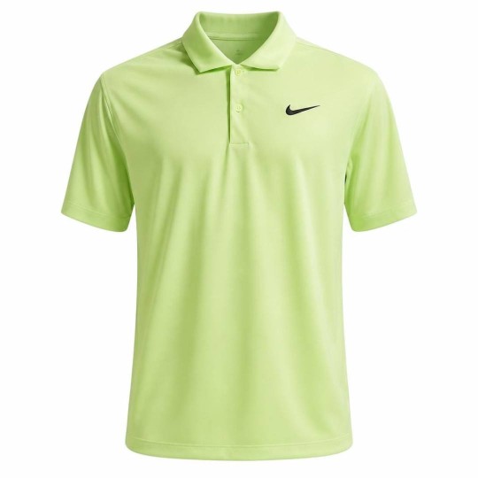 Поло мужское Nike Dri-Fit Solid Polo - Light Liquid Lime/Black
