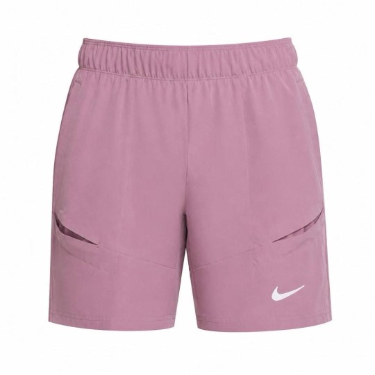 Шорты мужские Nike Court 7in Advantage - Plum Dust/Beyond Pink/White