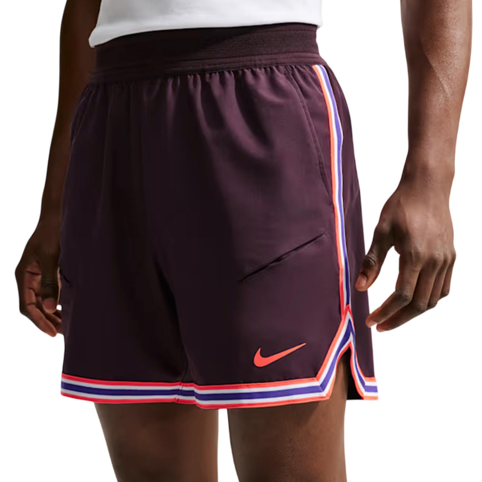 Шорты мужские Nike Court Slam Dri-FIT - Burgundy Ash/Bright Crimson
