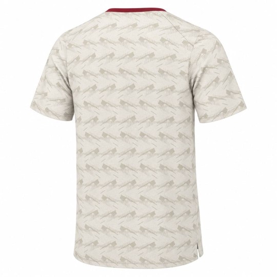 Футболка мужская Nike Court Dri-FIT Advantage Slam - Light Bone/Tough Red/Black 2
