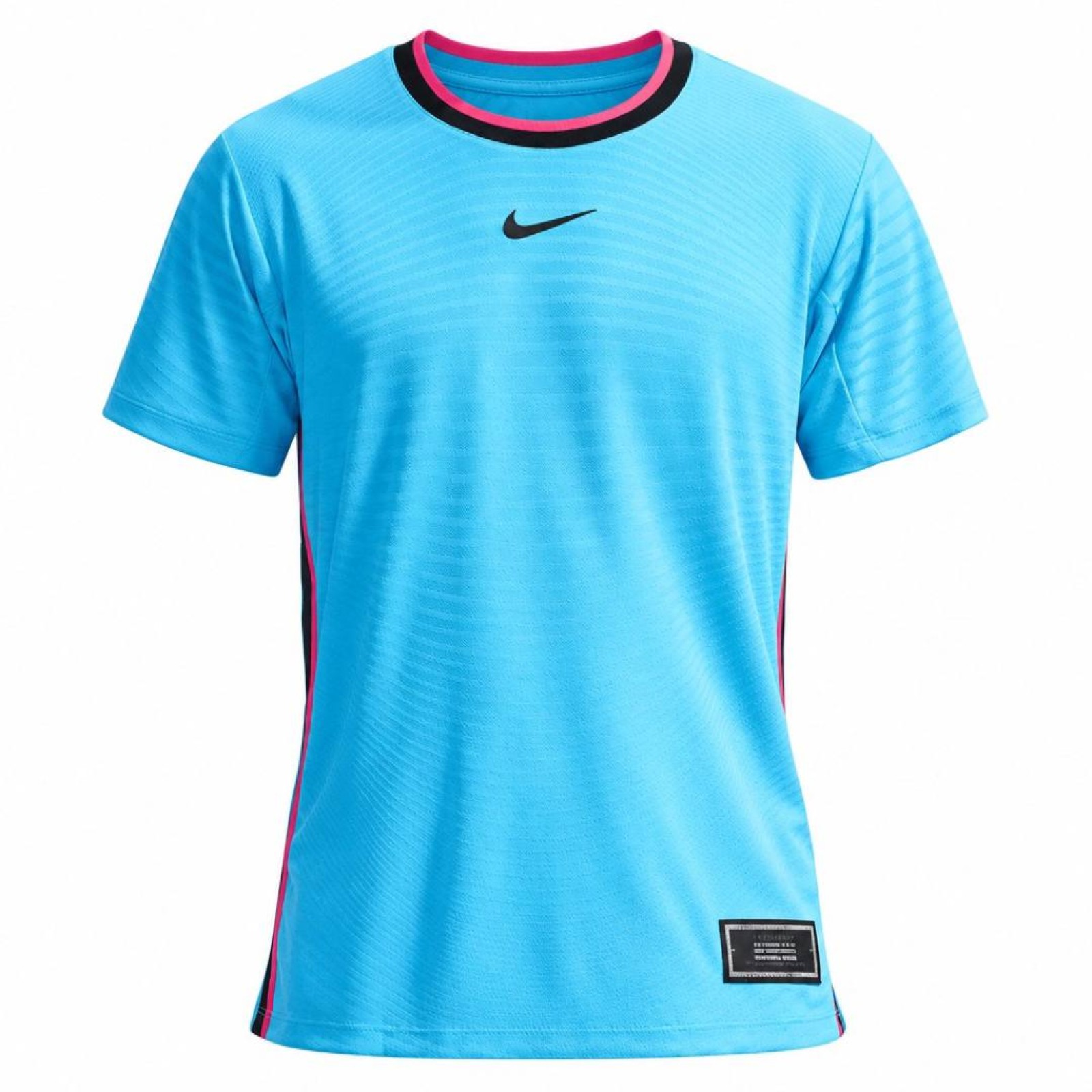 Футболка мужская Nike Court Slam Aero-FIT - Baltic Blue/Black