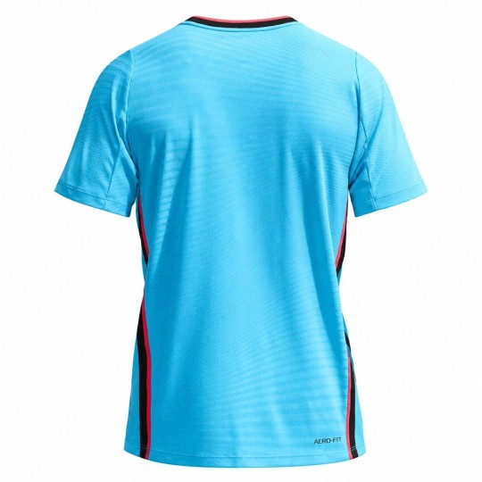 Футболка мужская Nike Court Slam Aero-FIT - Baltic Blue/Black 2
