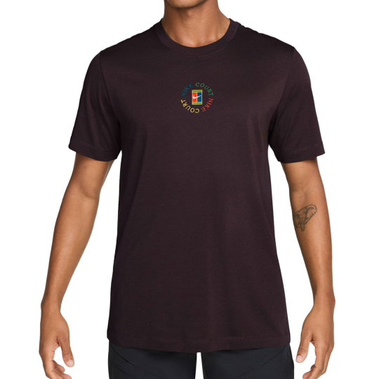 Футболка мужская Nike Court Dri-FIT Heritage - Burgundy Ash