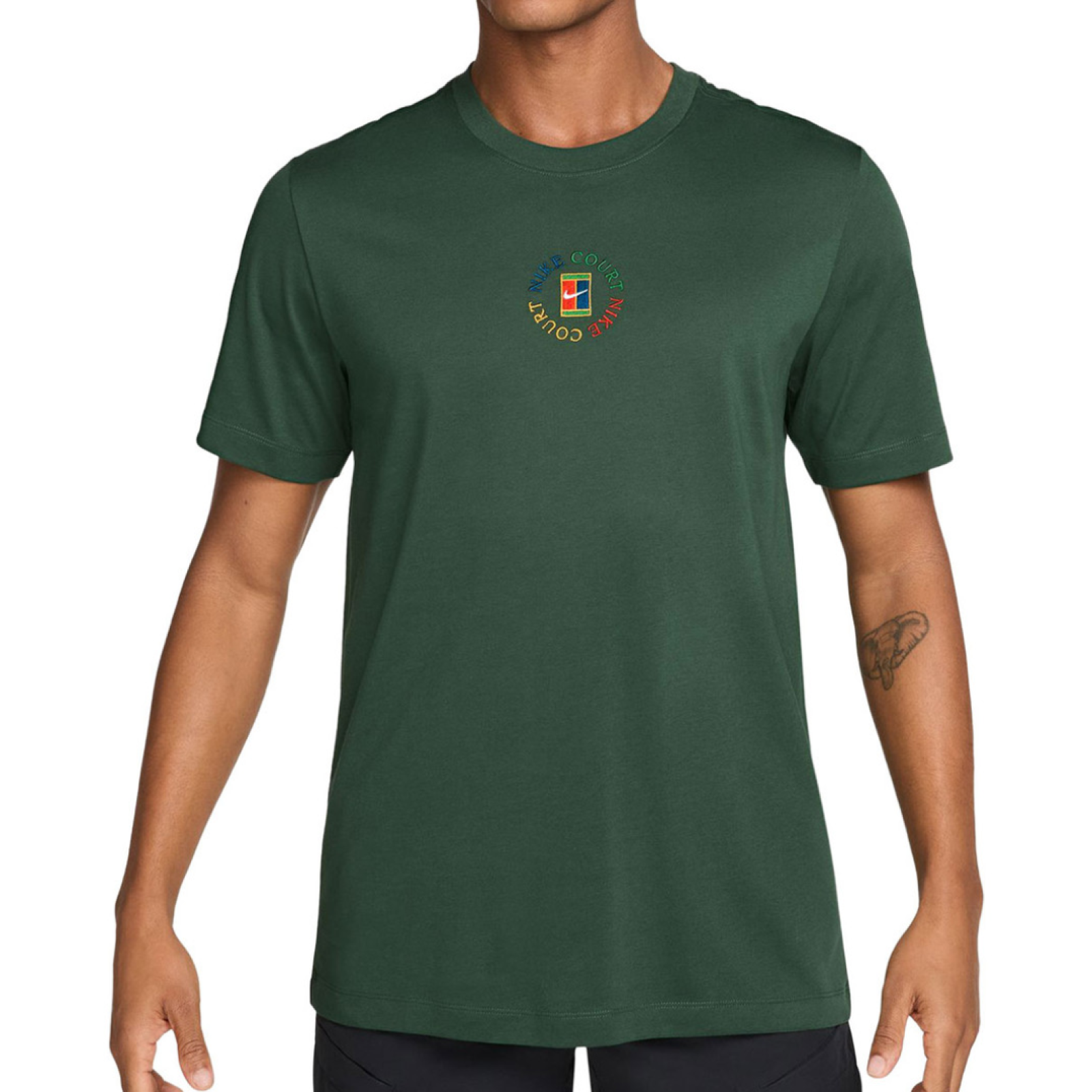 Футболка мужская Nike Court Dri-FIT Heritage - Fir
