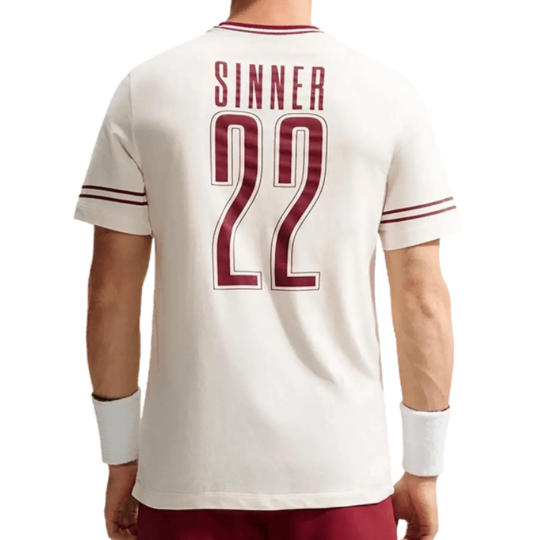 Футболка мужская Nike Court Dri-FIT Jannik Sinner - Pale Ivory 2