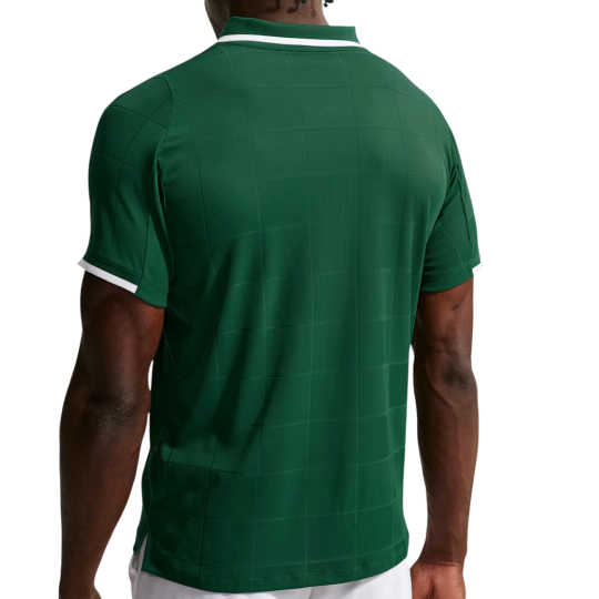 Поло мужское Nike Court Slam Tennis Polo - Gorge Green/White 2