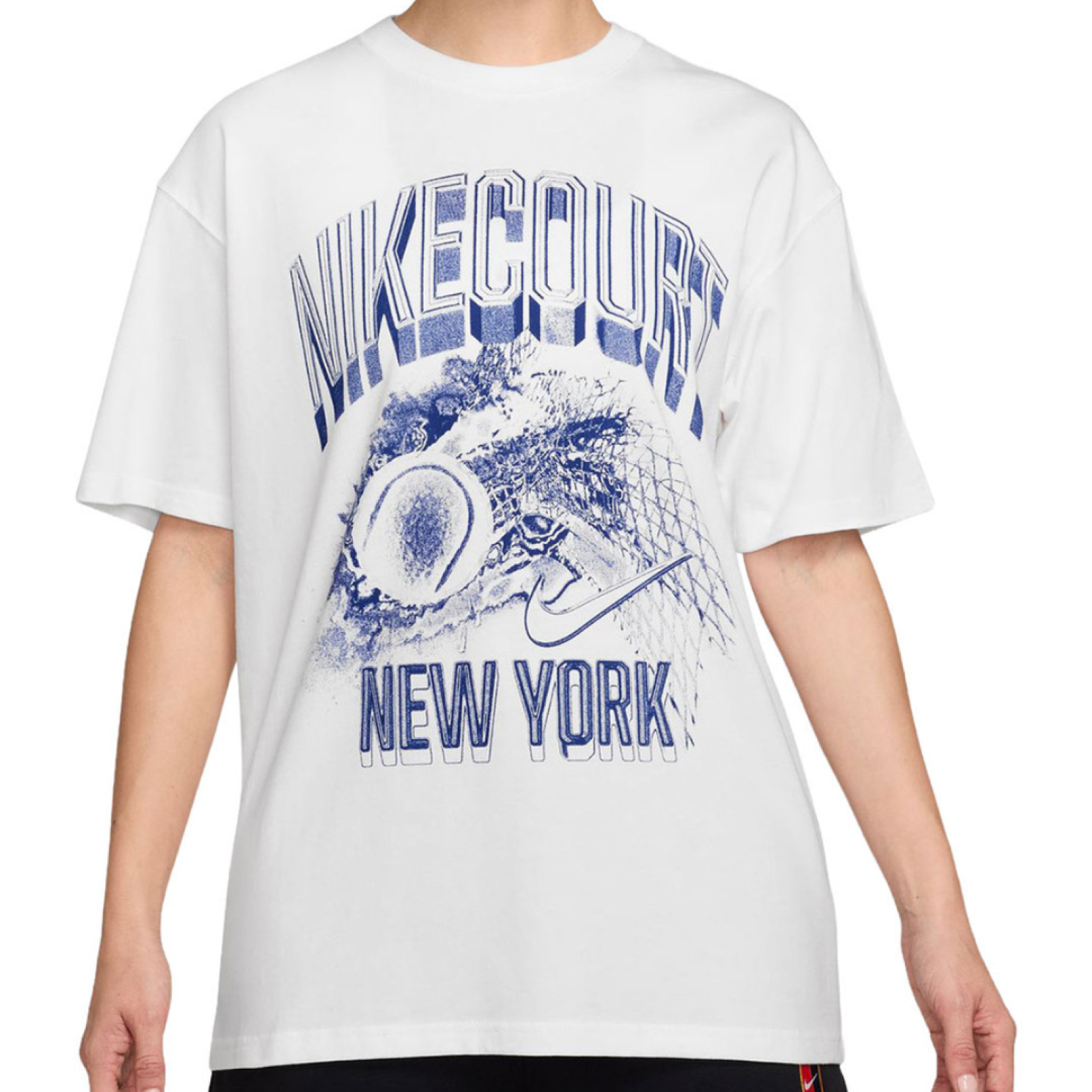 Футболка женская Nike Court Slam New York - White