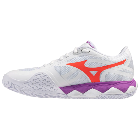 Кроссовки женские Mizuno Wave Enforce Tour 2 CC - White/Orange/Dahlia 2