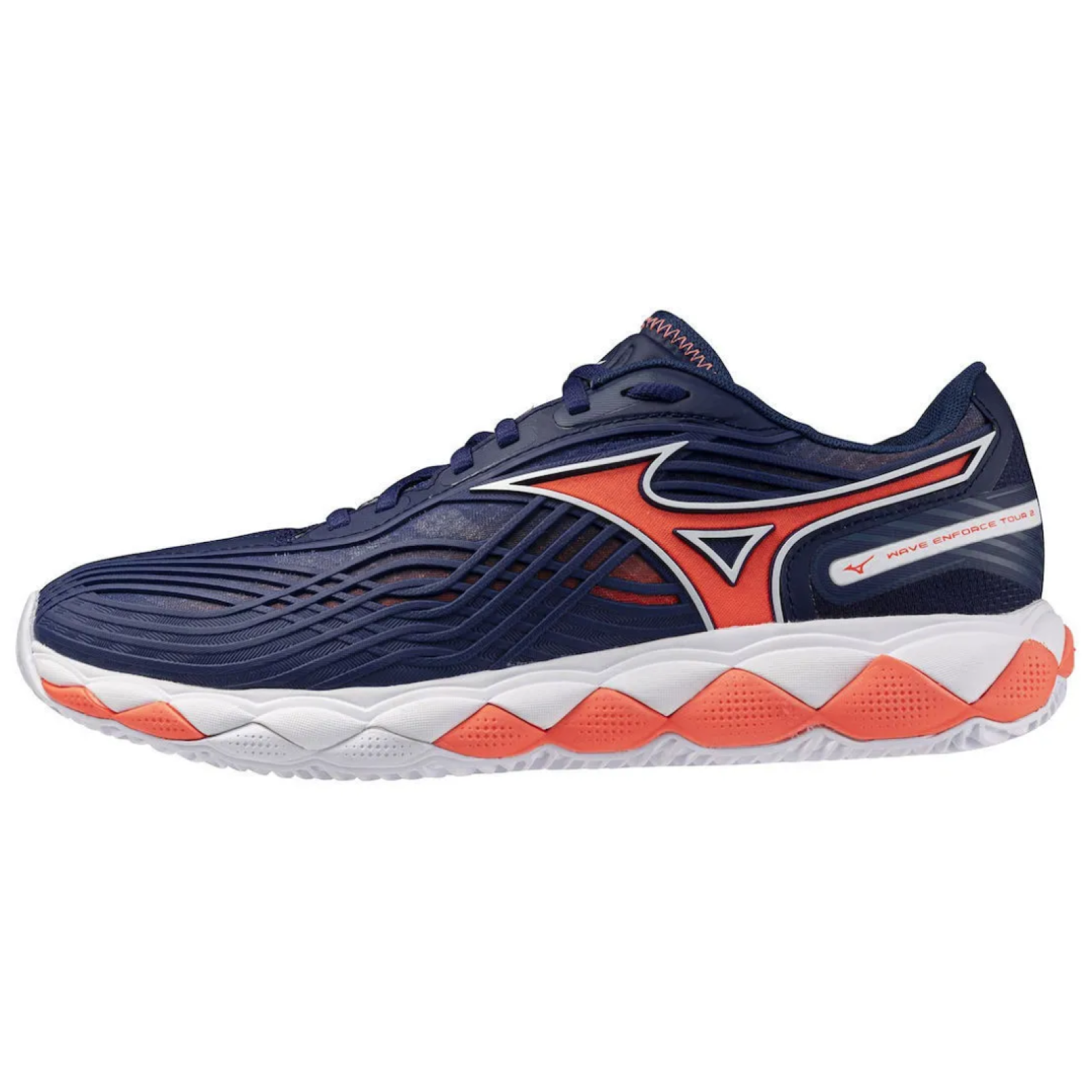 Кроссовки мужские Mizuno Wave Enforce Tour 2 CC - Blue/White/Orange