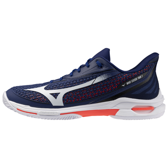 Кроссовки мужские Mizuno Wave Exceed Tour 7 CC - Blue/White/Orange 1